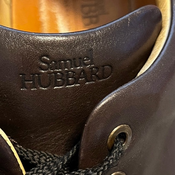 Samuel Hubbard Dress Fast Oxfords Leather Lace Up Vibram Sole Brown Mens 11 - Picture 5 of 13